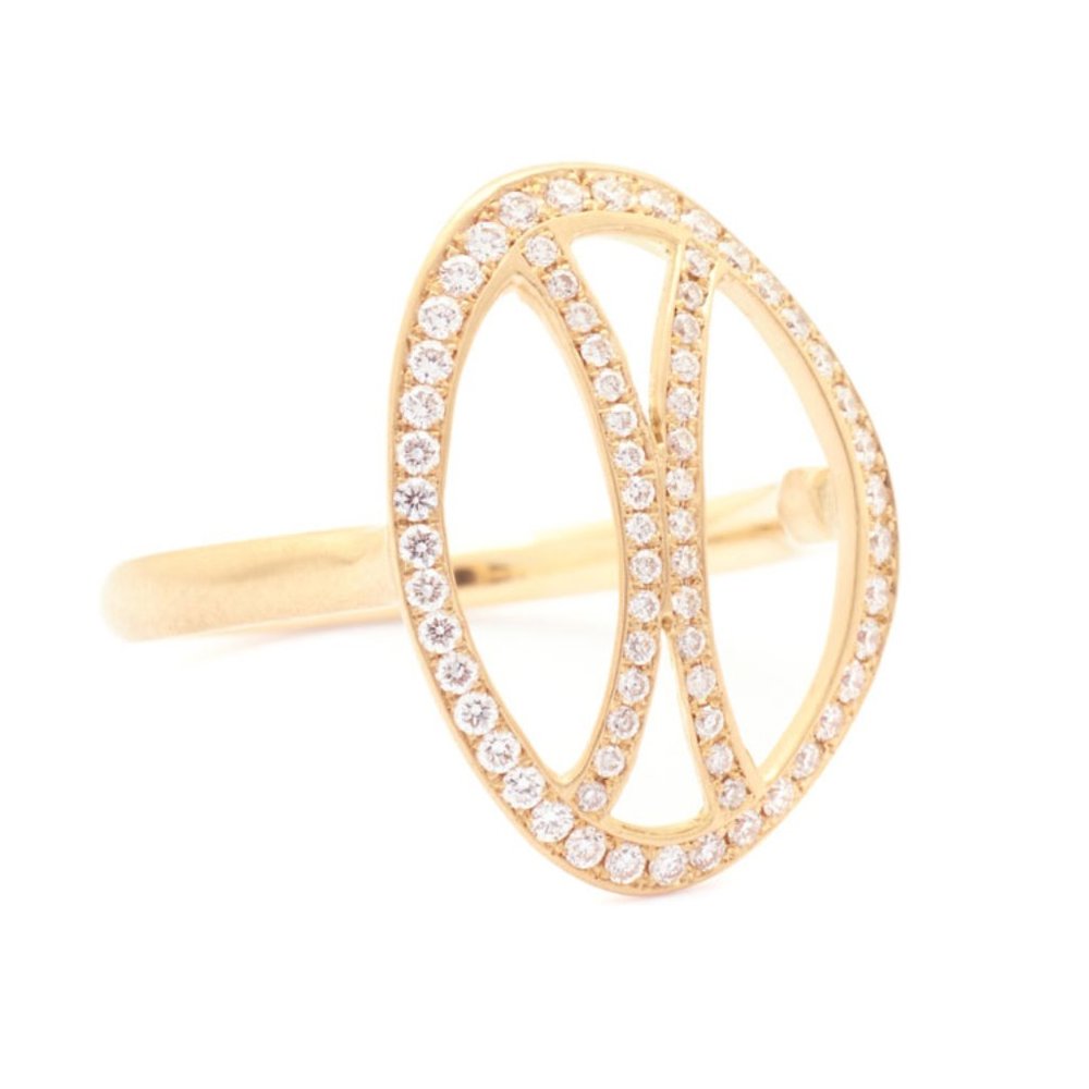 Anne Sportun "Open Arc" Flow Ring